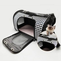 강아지 외출 메쉬창 시원바닥 이동가방 가을소풍 비숑 나들이 고양이 여행