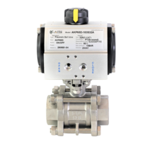 공압볼밸브 3PCS 15A(SUS316 스팀용)