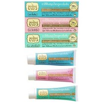 [해외배송] 텝타이 Tepthai 고농축 천연 콩알치약 70g, 과일(핑크), 3개