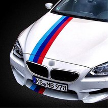 3컬러 스포티라인 자동차 흠집가림 스티커 주유구커버, 1개, M라인 타입