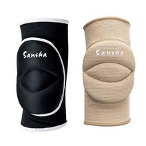 Sansha 무릎보호대 성인발레 취미발레용품, M, 블랙