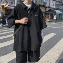 최현욱 최우식 패션 스타일 여름 트레이닝복 세트 반팔 반바지