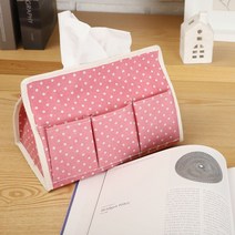 앨리스하우스 인테리어 북유럽 예쁜 감성 패브릭 각티슈케이스 각티슈커버, 핑크(고리)