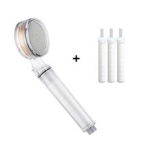 여행용 샤워필터 석회수 필터 필터기 샤워기 헤드 리필, 리필용 필터 1팩(3개)