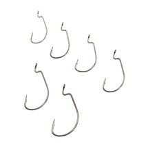 피싱템 와이드갭 훅 프리지그 루어 다운샷 바늘 벌크 50개입, 와이드갭훅FT-108(5/0#)
