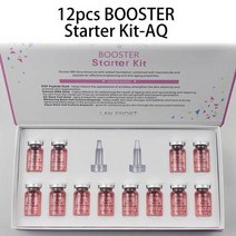 BB크림 비비크림 커버력좋은 mesowhite 세럼 키트 bb 글로우 페이스 세럼 화이트닝 골드 앰플 bbglow 페이셜 메조 스타터 키트 파운데이션 안티 에이징 new, 12pcs 액체 aq