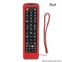 1Pc 소프트 실리콘 삼성 AA59-00816A BN59-01303A TV 보호 슬리브, 04 red case