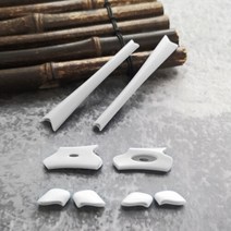 렌즈Ocean 편광 교체용 렌즈 호환-오클리 Flak Jacket XLJ-Options, White Rubber Kit