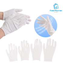 흰색 면장갑 예식장갑 결혼식 웨딩 행사 모임 면장갑 대용량, 30세트, L