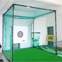 나만의 골프연습장 대형 스윙 연습네트 골프그물망/ 골프공 캐디기