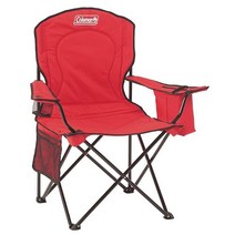 Coleman 접이식 휴대용 캠핑 의자 블랙192782, Chair, Red, Red