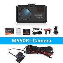 MARUBOX-3 인 1 레이더 탐지기 GPS Wifi 업데이트 자동차 DVR HD2304 1296P 마그네틱 마운트 디자인 및 음, 04 No Card with Camera
