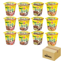 [위드박스] 다이어트 컵라면 컵누들 12개(매콤3+찜닭3+짜장3+김치3), 12개