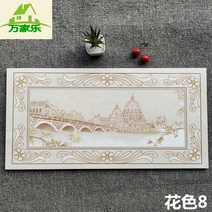 아트타일 그림 타일 플라워 300X600 주방 식당 화장실 개성 고온 아트 데코 벽 맞춤, 08 화색8 공교 풍경