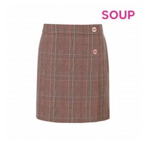 [SOUP] [숲]체크 스커트_SV9SRP0