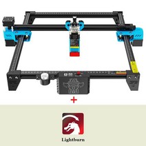 레이저 각인기 마킹기 2 나무 TTS-55 CNC 조각기 와이파이 오프라인 제어 40W 조각 기계 450 5nm 블루 라이트 40W/80W 라우터, [02] 미국, [04] TTS-Lightburn, [01] 15W