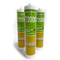 강력접착 실리콘 T2000 300ml / 럭키 접착제 실란트 강력본드 걸레받이 하이브리드 내장 외장, 1) 접착실리콘T2000 (백색)
