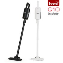 강력한 흡입력 이중필터로 깔끔하게 사용가능 Q 10 무선 진공 청소기, 화이트, BR-Q390RV