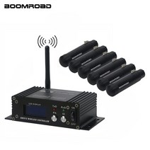 파이오니아 DJ케이스 dmx512 무선 컨트롤러 수신기 송신기 2.4g ism dif lcd dmx 컨트롤러 무대 파 dj 디스코 바 조명 이동 헤드 호환, 1LCD 및 6R, 오 플러그