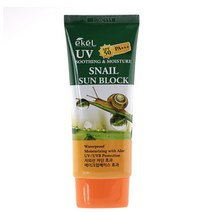 스네일 선크림 70ml 장시간 야외활동 메이크업베이스 선블록, 단일제품