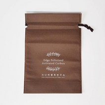 엣지 조립활성탄 소분용 부직포주머니, 밤색