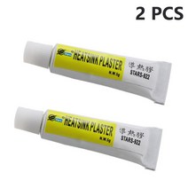 써멀 서멸 구리스 1/2/3pcs 5g 열 전도성 방열판 석고 점착성 접착 접착제 VGA RAM LED 냉각기 냉각, [02] 2pcs