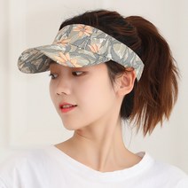 [사은품증정] 랄라닷 플라워 여성 남자 썬캡 자외선차단 모자 여름모자 골프 모자