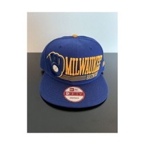 New Era 밀워키 브루어스 뉴에라 9 피에프티 조절 가능 스냅백 캡 모자