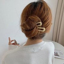 더윈컴퍼니 U자 올림머리 비녀 머리핀