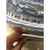 은박발포지 포장완충재 보온단열재 열반사 은박매트 냉기차단, 5mm 알루미늄 호일 방습 필름 - 20 스퀘어
