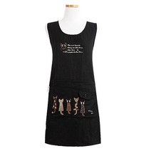 예쁜 원피스 H 앞치마 어린이집 유치원 교사 카페 바리스타 꽃집 고급 앞치마 에이프런, 리사 앞치마_블랙