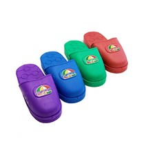 국산 욕실슬리퍼 화장실 안미끄러운 앞막힌 구멍없는 욕실청소화 슬리퍼, 녹색 FREE