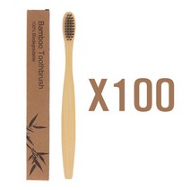 [일오삼유통] 씽크케어칫솔 초극세모 어린이칫솔 전동형칫솔 전동칫솔 생분해칫솔, 혹★ 단체굿즈 대량구매 대나무 칫솔 블랙 100개 개별, [좋아요]