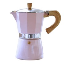 Gnali & Zani VEZ006 IND 핑크 베네치아 커피 메이커 6컵 인덕션 _235604, 6 cups, Pink