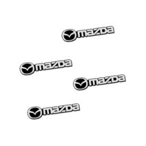 카오디오 블루투스4pcs 자동차 스타일링 스피커 알루미늄 3D 스티커 사운드 스티커 마즈다 2 3 5 6 8 CX5 C, 01 4PCS