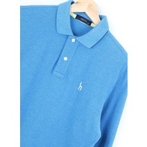 (L)헤지스 카라 긴팔티셔츠 하늘 올드스쿨3