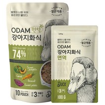 오담 강아지화식 강아지 홀리스틱 자연식 1kg, 오리