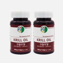 남극 크릴오일 인지질 아스타잔틴 오메가3 ncs 크릴새우 오일 원액 액체 캡슐, 500mg*90캡슐, 2개