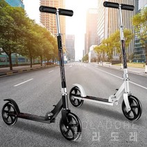 폴라도레 성인용 고학년 어린이 겸용 두발 수동 킥보드 접이식 스쿠터 씽씽이 +(Y), YY-0703-01-블루