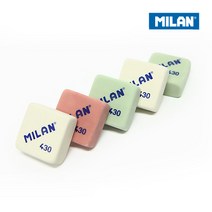 MILAN 밀란 430 고무 지우개, 1개, 화이트