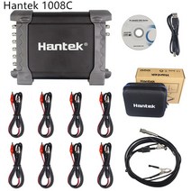오실로스코프 Hantek 프로브 패시브 감쇠기 HT201 1008C 자동차 PC 스토리지 USB 8 채널 프로그래밍 가능 생성기, [02] 1008C, 02 1008C
