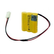 DC 3.6V 600mAh AA NI-CD 소방용배터리, 1개