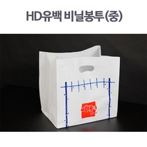 HD유백 대나무 비닐봉투(중형) (100매), 100개