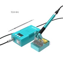 UYUE-T210 미니 납땜 스테이션 디스플레이 온도 조절 디지털 전자 팁 모든 T210 용접, 03 T210-C_02 EU Plug 220V