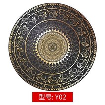 대형 거실 러그 나혼자산다 전현무 카페트 미국 레트로 홈 카펫 보헤미안 라운드 장식 침대 옆 부드러운 층 침실 커피 테이블