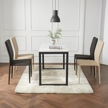 리스 세라믹 마블 식탁 세트A 1200 + 의자 4개포함, 03_그레이4개