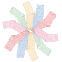 엘씨몰 여성용 파스텔 수면 양말 10매