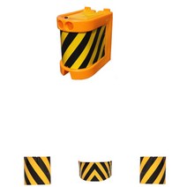 중앙분리대 교각 사선 역사선 갈매기 충격완화시설 가림막 지하주차장 공사장 공사현장, 쏠라(소/PCS-1)-역사선