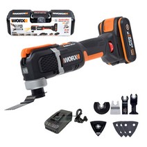 웍스 무선 멀티컷터 20V WX696 충전 만능카타 소닉크래프트 목재 플라스틱 샌딩