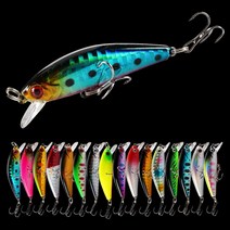 서스펜딩 소형 미노우 하드 저크베이트 플로팅 배스 쏘가리 싱킹 루어미끼, A-10